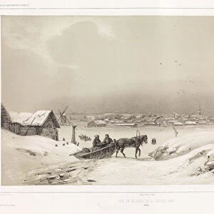 View of Mozhaysk on January 31, 1840, 1842. Creator: Adam, Jean-Victor Vincent (1801-1867)