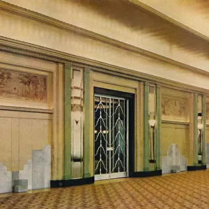A view of the new ballroom at Claridges Hotel as designed by Oswald P. Milne, 1933