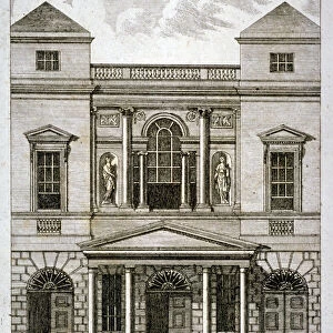 Front view of the Pantheon, Oxford Street, Westminster, London, 1814