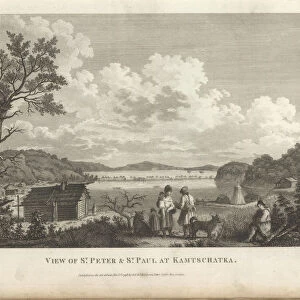 View of the Petropavlovsk Harbor, 1780s. Creator: La Perouse, Jean-Francois de Galaup