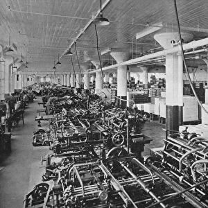 View in the press room of the Metropolitan Life Insurance Company, Long Island City, New York, 1922