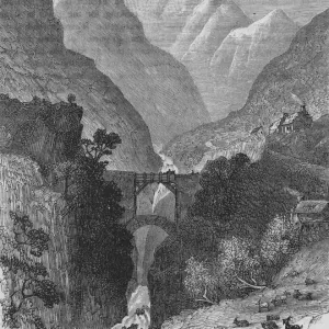 View in the Pyrenees, c1880