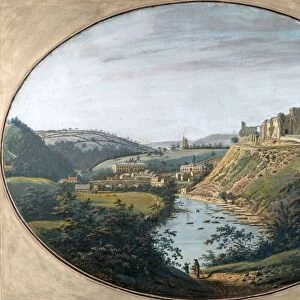 View of Richmond, Yorkshire, England, 1788. Creator: George Cuit