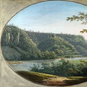 View of the Round Howe near Richmond, Yorkshire, England, 1788. Creator: George Cuit