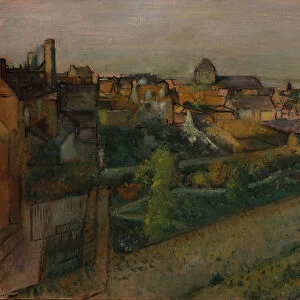 View of Saint-Valery-sur-Somme, 1896-98. Creator: Edgar Degas