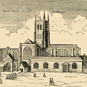 View of St. Mary Overy, (c1878). Creator: Unknown