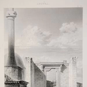 View of the Temple of Augustus, pub. 1863 (lithograph). Creator: English School (19th Century)