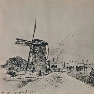 View of the Town of Mssluis, 1862, (1946). Artist: Johan Barthold Jongkind