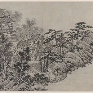 Twelve Views of Tiger Hill, Suzhou: Cloud-Climbing Pavilion, after 1490. Creator: Shen Zhou