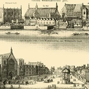 Two Views of Westminster, (1881). Creator: Unknown