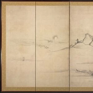 Eight Views of the Xiao and Xiang Rivers, 1700s. Creator: Watanabe Shik? (Japanese, 1683-1755)