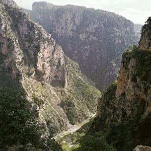 Vikos Gorge in Epirus, Greece