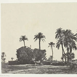 Village de Hamameh, Haute-Egypte, 1849 / 51, printed 1852. Creator: Maxime du Camp