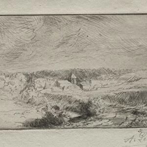 Village of Wimille, near Boulogne. Creator: Alphonse Legros (French, 1837-1911)