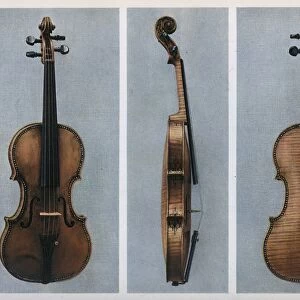 Violin; Nicola Amati, Cremona; seventeenth century, 1948. Artist: Johann Georg Platzer