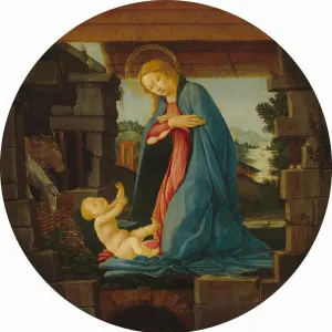 The Virgin Adoring the Child, 1480 / 1490. Creator: Sandro Botticelli