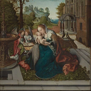Virgin and Child with Angels, ca. 1518. Creator: Bernaert van Orley