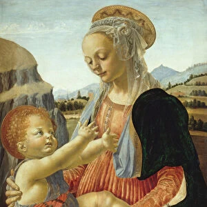 The Virgin and Child. Artist: Verrocchio, Andrea del (1437-1488)