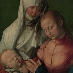 Virgin and Child with Saint Anne, probably 1519. Creator: Albrecht Durer