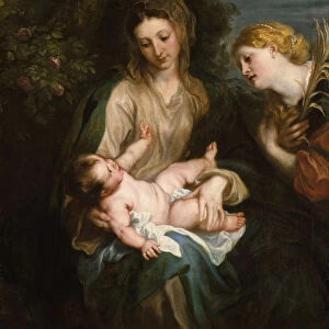 Virgin and Child with Saint Catherine of Alexandria, ca. 1630. Creator: Anthony van Dyck