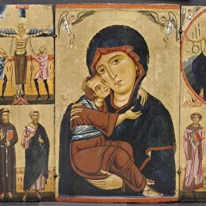 Virgin and Child with Saints, c. 1230s. Creator: Berlinghiero (Italian, bef 1242)