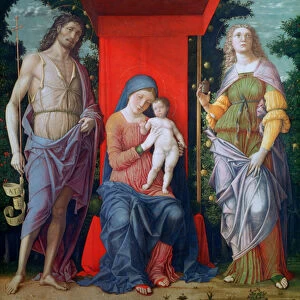 The Virgin and Child with Saints, c1490-1505. Artist: Andrea Mantegna