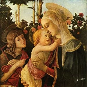 Virgin and Child with Young St John the Baptist, 1470-1475, (1937). Creator: Sandro Botticelli