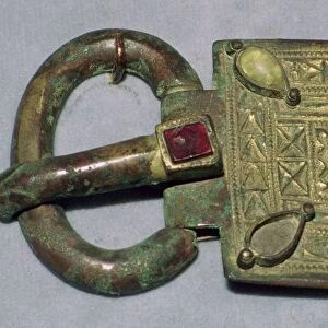 Visigothic Belt-Buckle, 6th century