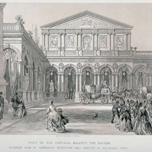Visit of Abd-ul-Aziz, Sultan of Turkeys to the Guildhall, City of London, 1867