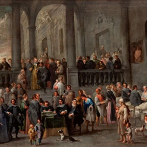 To Visit the Sick, c. 1640. Artist: Wael, Cornelis, de (1592-1667)