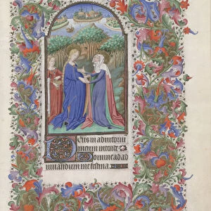 The Visitation (Book of Hours), 1440-1460. Artist: Bedford Master (active 1405-1465)