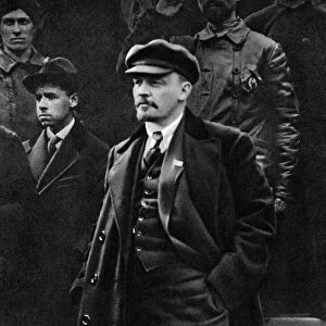 Vladimir Ilich Lenin, Russian Bolshevik leader, Moscow, Russia, 1 May 1919