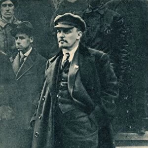 Vladimir Ilich Lenin, Russian Bolshevik leader, Moscow, Russia, 1 May, 1919