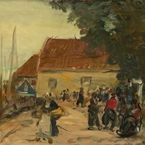 Volendam Street Scene, 1910. Creator: Robert Henri