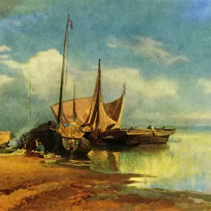 Volga Landscape, 1870, (1965). Creator: Fyodor Vasil yev