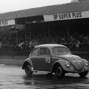 Volkswagen Beetle, R. Vaughan, Goodwood Members Meeting 1959. Creator: Unknown