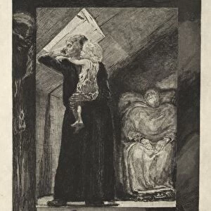 Vom Tode I, (Opus II, 1889) No. 9. Creator: Max Klinger (German, 1857-1920)