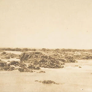 Vue des rapides de la Seconde Cataracte, March 1850. Creator: Maxime du Camp
