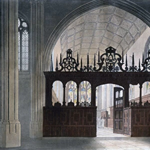 Wadham College Chapel, Oxford University, 19th century. Artist: J Bluck