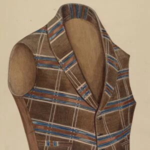 Waistcoat, 1935 / 1942. Creator: Julie C Brush