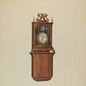 Wall Clock, c. 1938. Creator: Isadore Goldberg