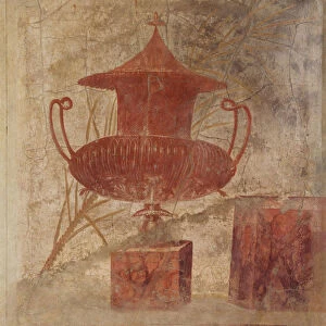 Wall painting fragment from the peristyle of the Villa of P. Fannius Synistor... ca
