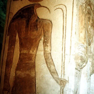 Wall painting from the Temple of Rameses II, Abu Simbel, Egypt, 13th century BC