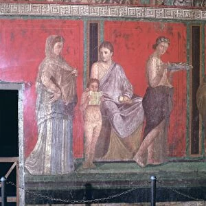 Wall-paintings from the Villa of the Mysteries, Pompeii, 1st century