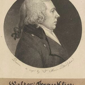 Walter Franklin, 1799. Creator: Charles Balthazar Julien Fevret de Saint-Memin