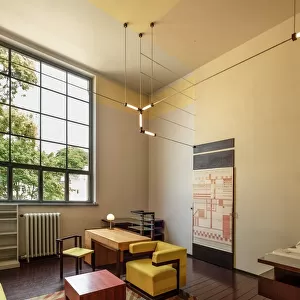 Walter Gropius office, 1924. Main building, Bauhaus-University Weimar (1904-1911), Germany, 2018