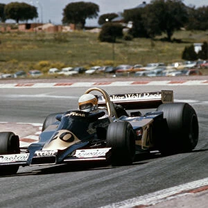 Walter Wolf WR2, Jody Scheckter 1977 Spanish Grand Prix. Creator: Unknown