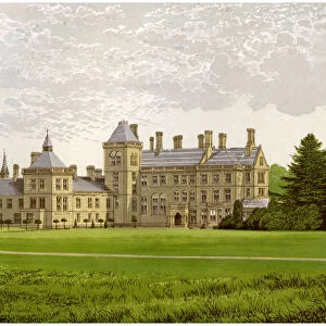 Walton Hall, Warwickshire, home of Baronet Mordaunt, c1880