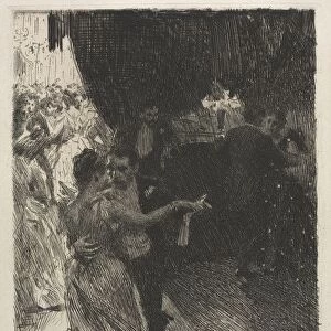 The Waltz, 1891. Creator: Anders Zorn (Swedish, 1860-1920)