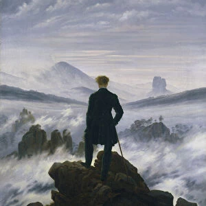 Wanderer above the Sea of Fog, c. 1817. Creator: Friedrich, Caspar David (1774-1840)